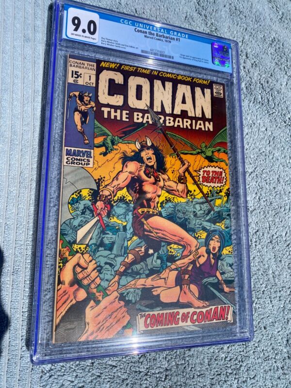 CONAN THE BARBARIAN #1 - CGC 9.0 - OFF WHITE TO WHITE PAGES - KEY BOOK

Ends Mon 13th May @ 1:00am

ebay.com/itm/CONAN-BARB…

#ad #comics #marvelcomic #imagecomics #dccomics