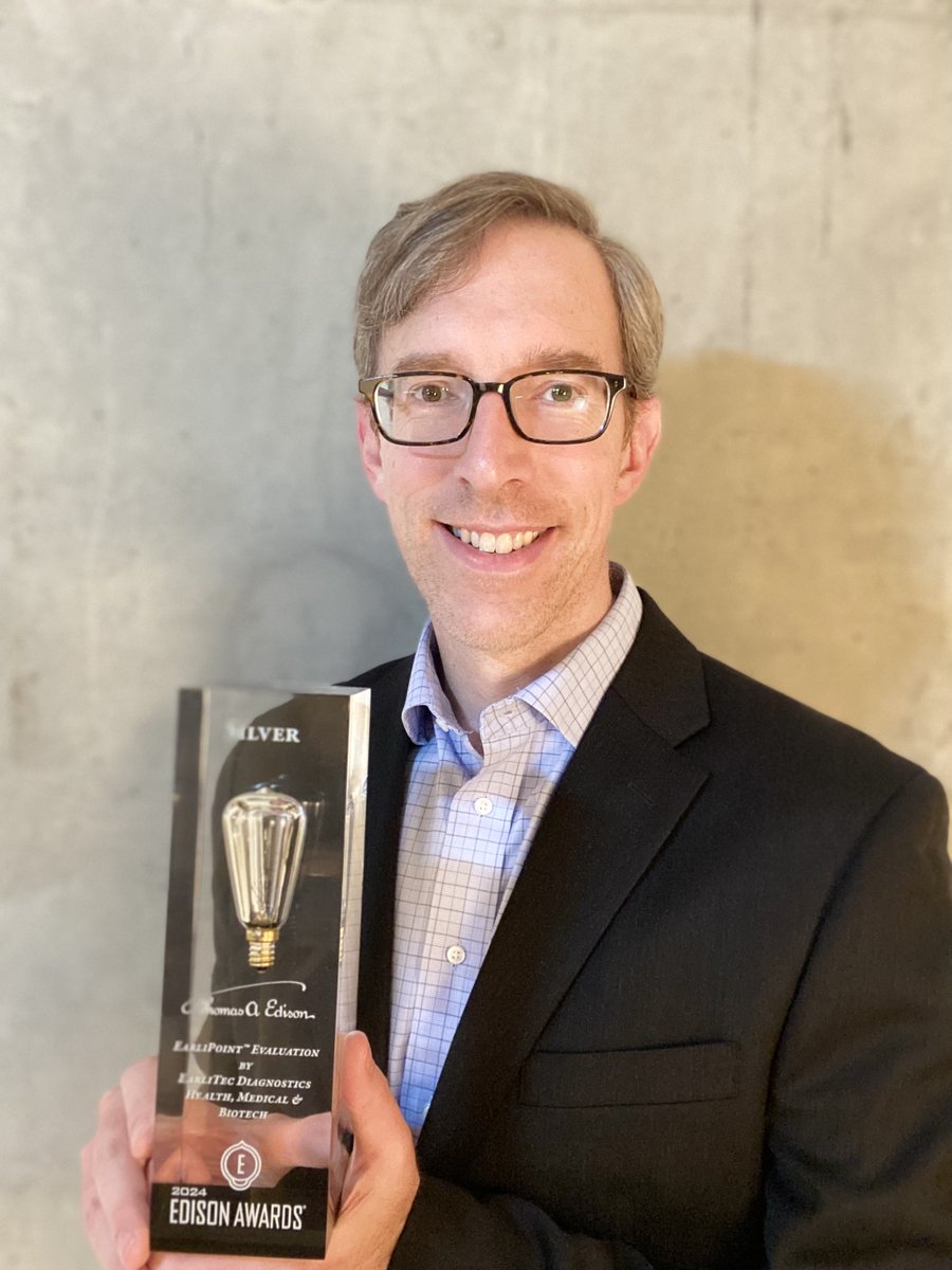 We are incredibly proud of our very own Dr. Warren Jones, Director of Research at @MarcusAutism, and his team for their EarliPoint Evaluation tool, which was awarded a silver prize in the 2024 @EdisonAwards Health, Medical & Biotech category. bit.ly/4a31xMP