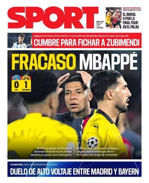 Sport. May 8.
#frontpage #primapagina #rassegnastampa #portada #backpage #football #sports #TomorrowsPapersToday