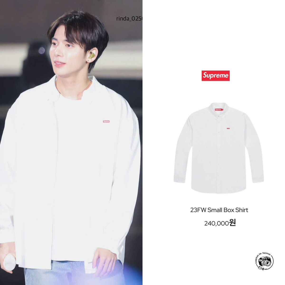 🐿️240505 | SEOUL D3 Sound Check 

▫️Shirt: SUPREME
23FW DROP 23FW Small Box Shirt
💰240,000원

#TAEHYUN #style_taehyun #taehyun #taehyuncloset