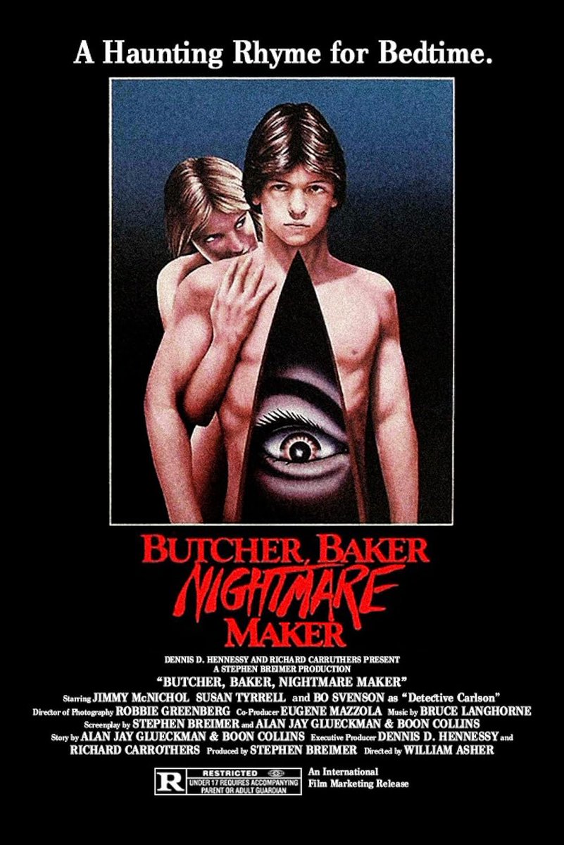 #NowWatching Butcher, Baker, Nightmare Maker (aka Night Warning) 

🔪first time watch🔪 going in blind and i’ve heard this one is controversial