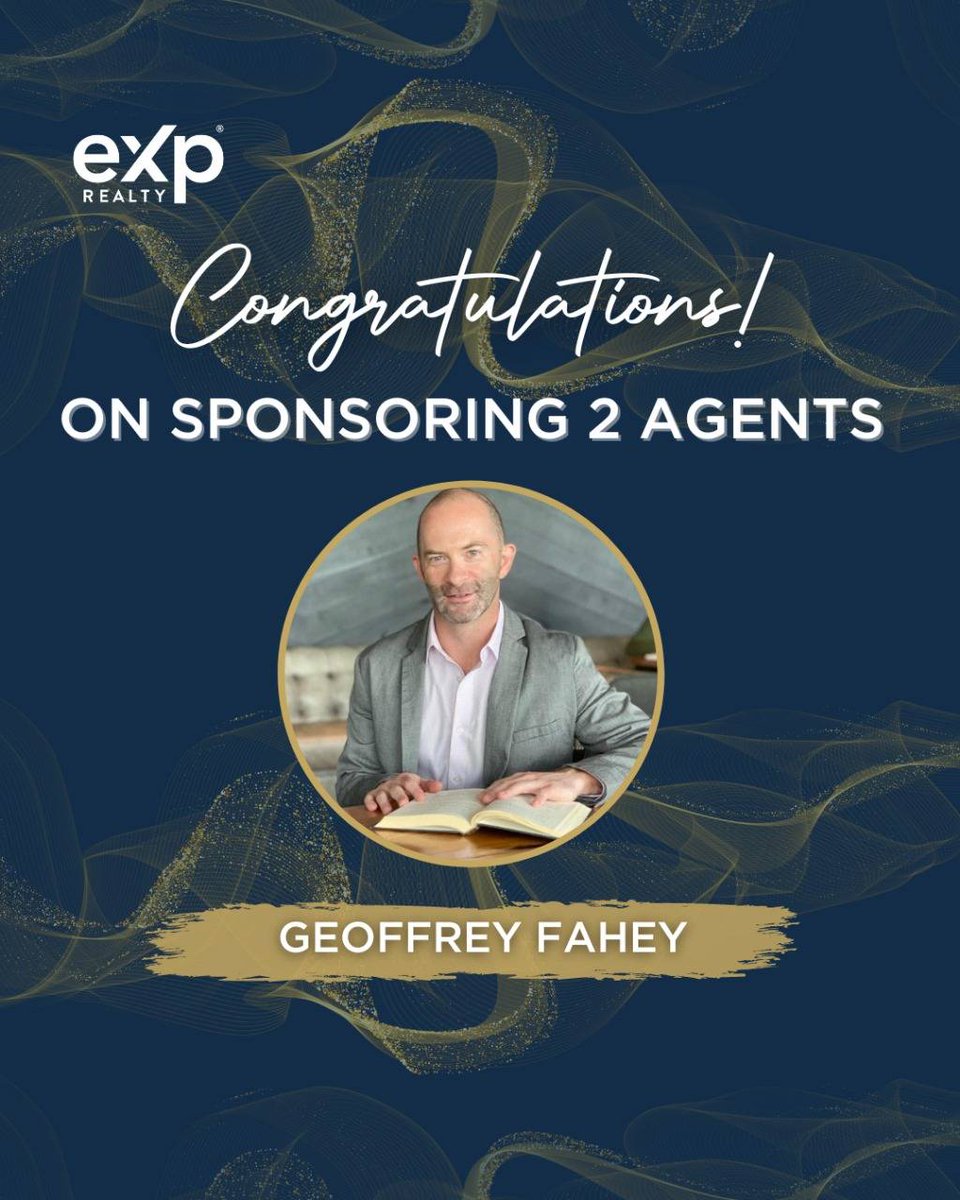 A huge shoutout to @geofffahey for sponsoring 2 agents in April! 🎉 It is so much more fun to partner with AMAZING real estate agents who want to grow their business!!🤩

DM to learn more about partnering with us at eXp Realty? 📲💙

#coplandpropertygroup #exprealty #expluxury