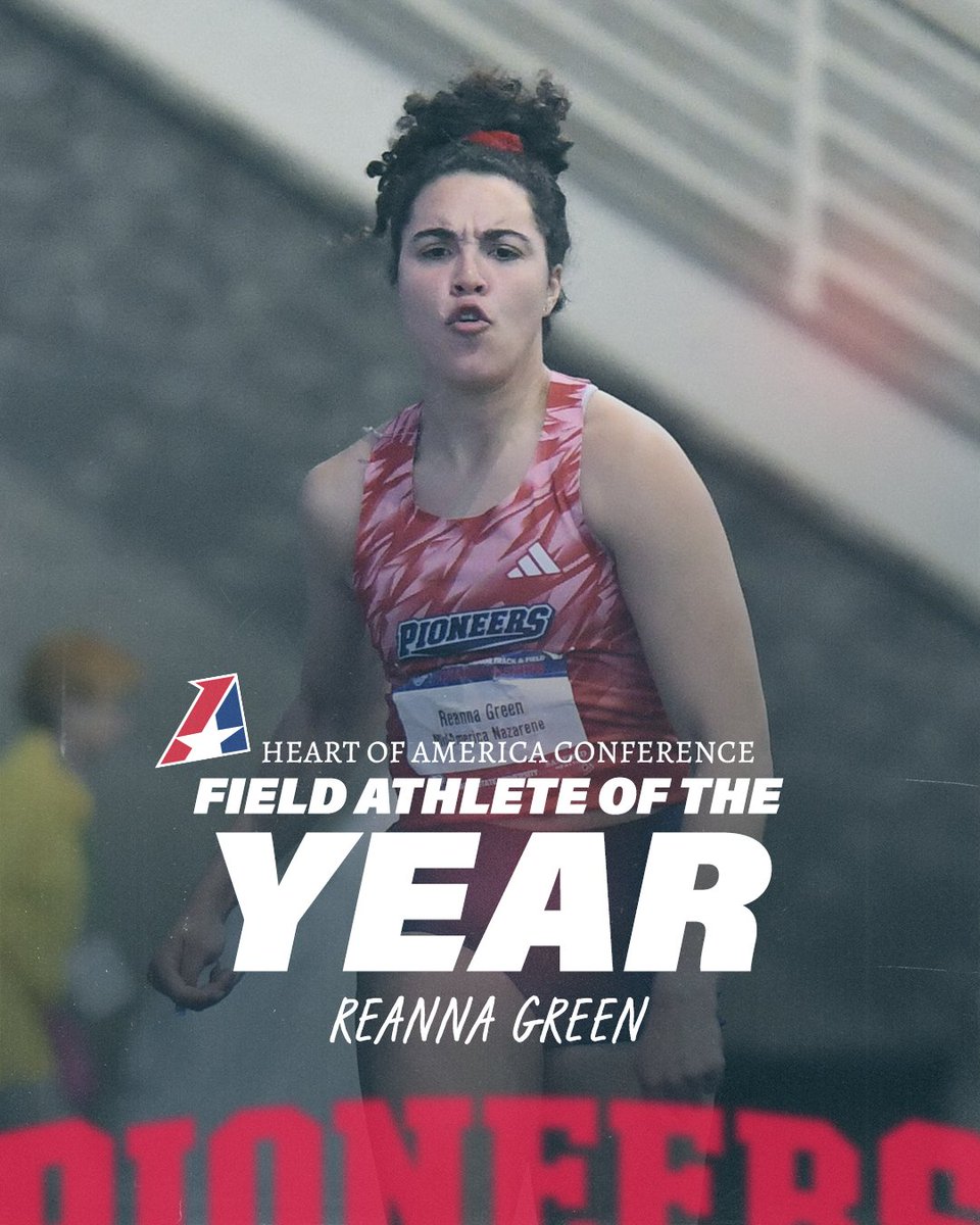 🏃‍♀️Congrats Reanna Green, named @HeartSportsNews Female Field Athlete of the Year! #FearTheNeer