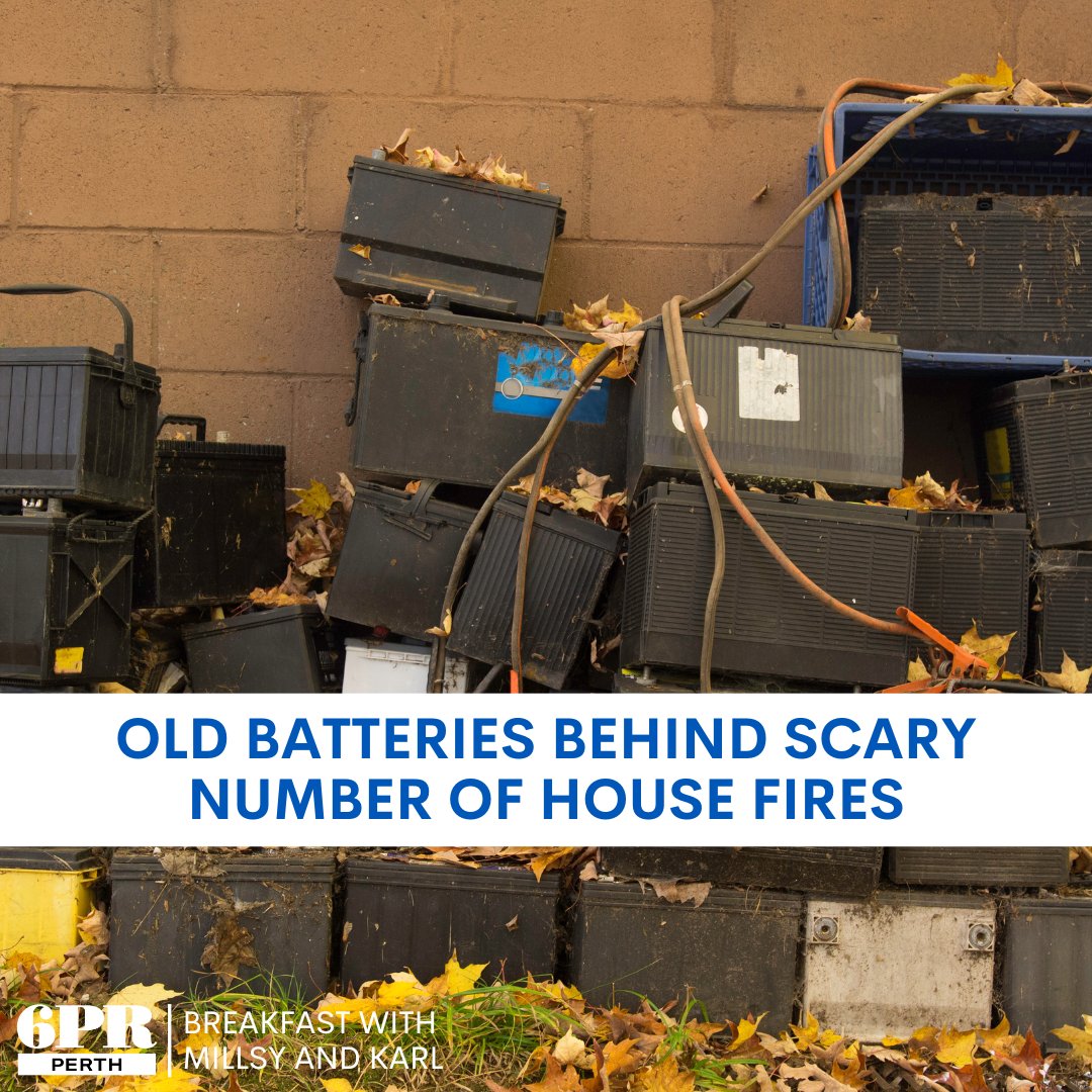 Got some old batteries laying around they might be more of a danger than you think.
Millsy and Karl talk to Cleanaway Education Officer Erin Malinowski about the high rate og housefires, and what you can do to keep safe.

📱🎧HEAR THE FULL STORY: brnw.ch/21wJyR2