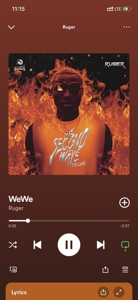 This Ruger tune be too dope abeg 🤌