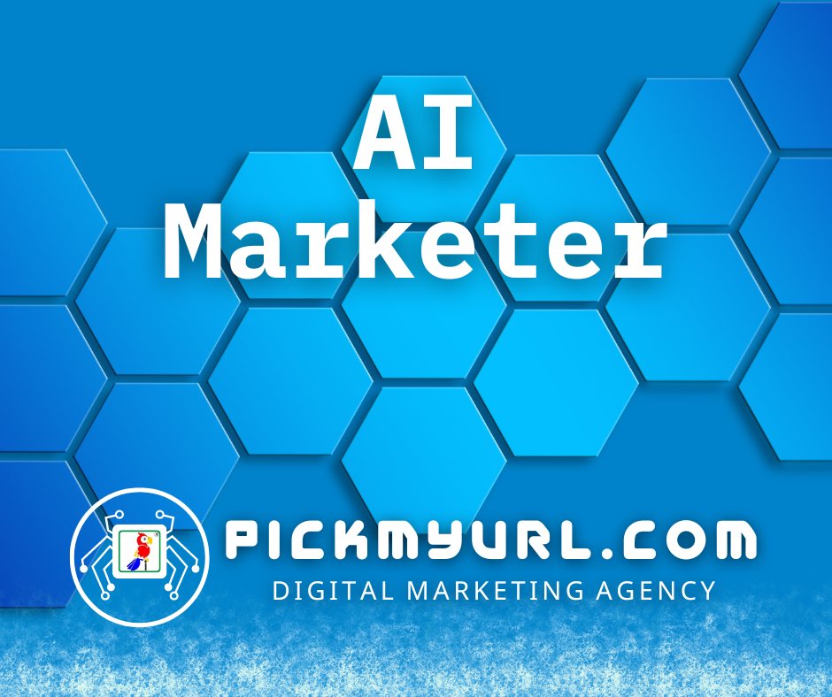 PickMyUrl's tweet photo. PICKMYURL is a Best AI Marketing Company in India. Call or WhatsApp +919819595495 for more details. #ai #aimarketing #aimarketer #aimarketingcompany #pickmyurl #india https://t.co/qUBTUl3fSc https://t.co/6RFlksfr2A