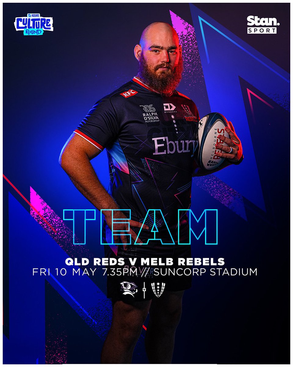 Your Melbourne Rebels team for RD 12 🏁🏁 bit.ly/MelbRebelsRnd12