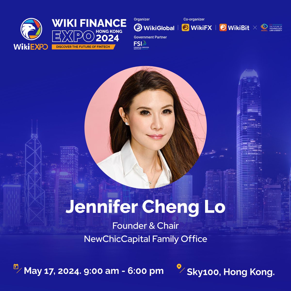 Meet @JenniferChengLo at #WikiEXPO 🇭🇰HongKong.

A serial exited award-winning Entrepreneur, Investor, Creator, Speaker, Podcaster, Writer, Author, Classical Concert Pianist, Actress and Model,
 
Catch her in Hong Kong on 5.17.
lnkd.in/gQfZnGQj