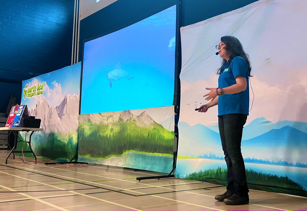 We had a wonderful Earth Rangers presentation today.  <a href="/EarthRangers/">Earth Rangers/Éco Héros 🐸🌎</a> <a href="/PembinaPipeline/">Pembina Pipeline</a>