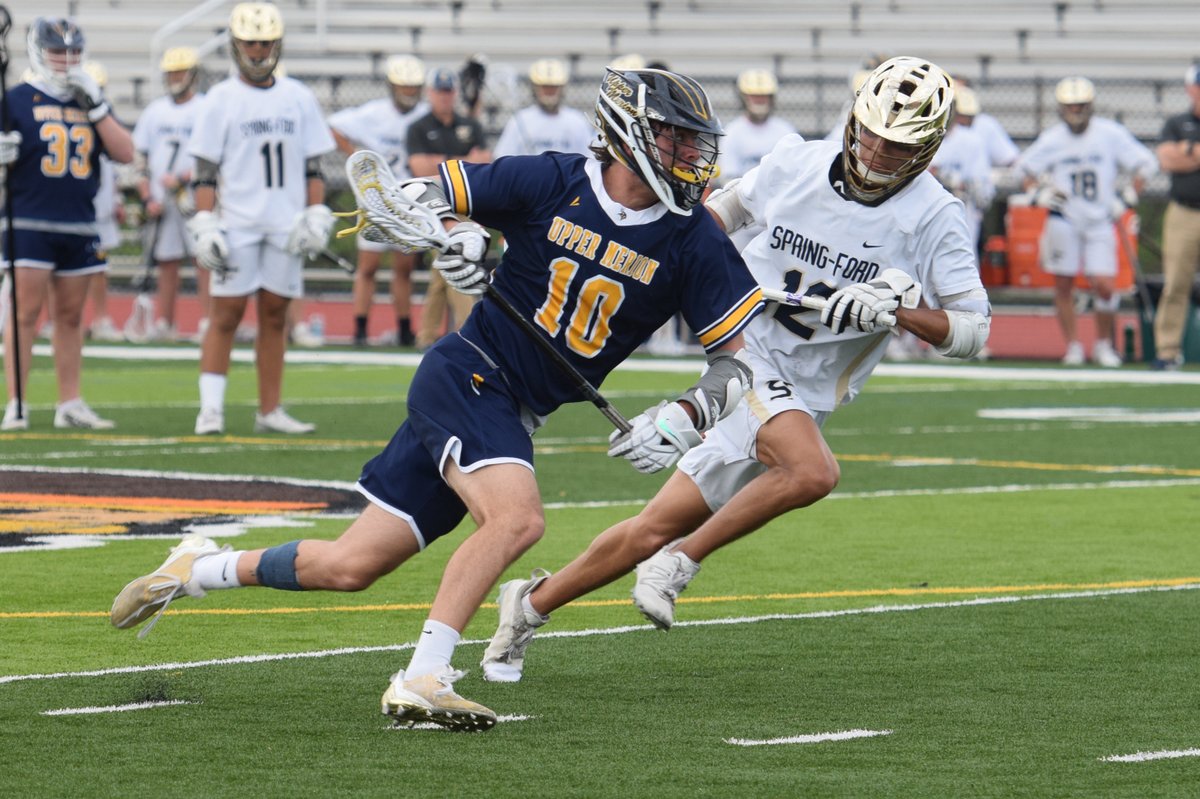 AustinHertzog's tweet photo. BOYS LACROSSE: The PAC semifinals at Perkiomen Valley kept you guessing all night. In the end, Spring-Ford came up with the goods late thanks to @hwedemeyer45 game-winner while @AthleticsOjr dropped the hammer in the second half to reach Thursday's final

https://t.co/ZEqr2AIdWM https://t.co/5LkpSmyGpE