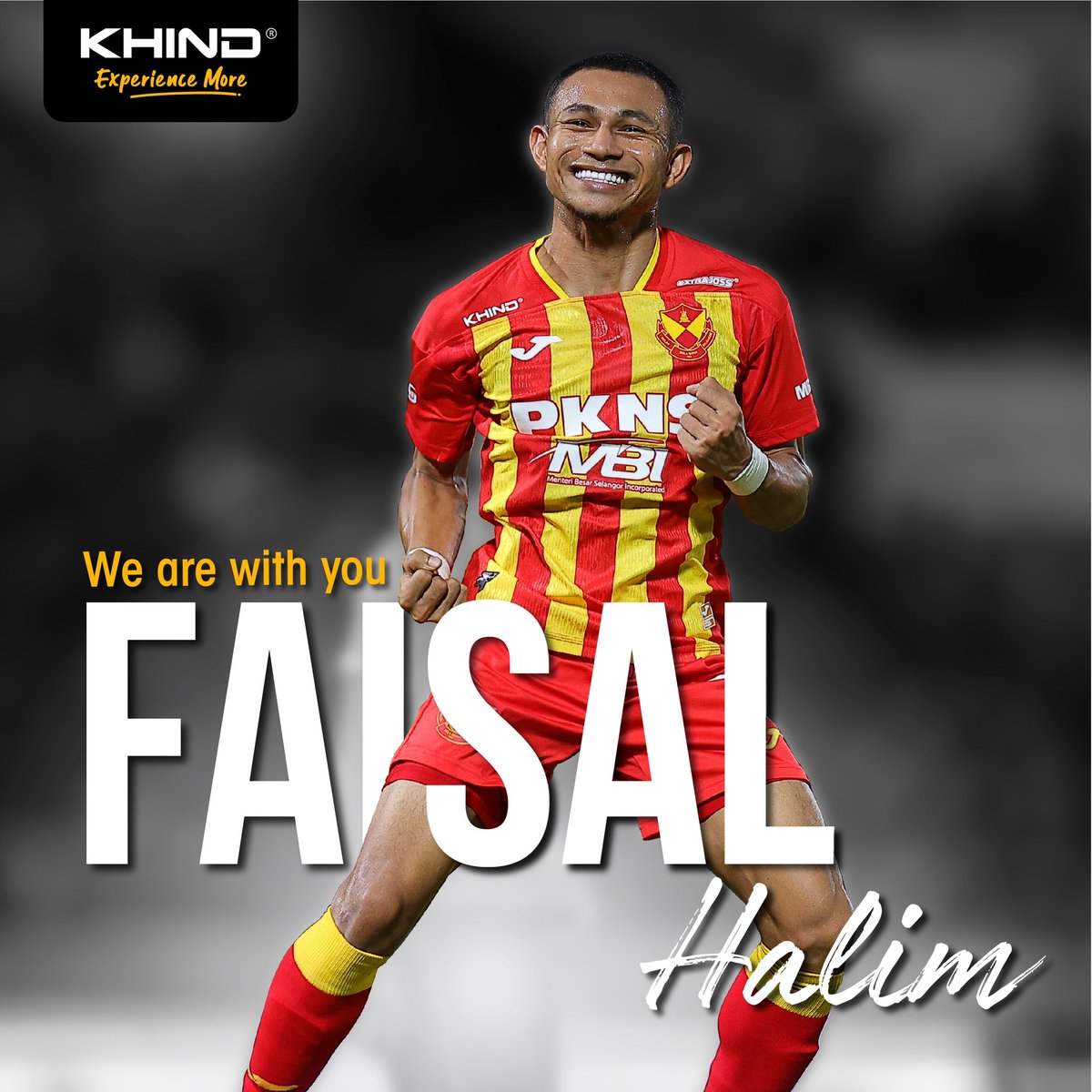 KHIND stands in solidarity with Faisal Halim, our beloved Selangor FC player and national hero. We wish him a swift recovery and a triumphant return to the field! 

Stay strong, Mickey! 💪🏻We are all with you.

#StandWithFaisalHalim
#StopTheViolence 
#NoViolenceInSports