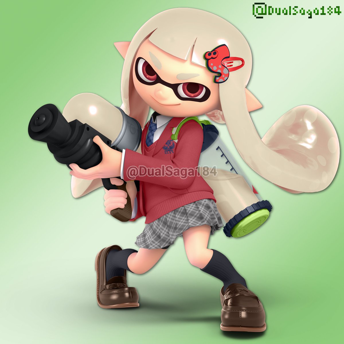 Chisato (Lycoris Recoil) Inkling #SaveSmash