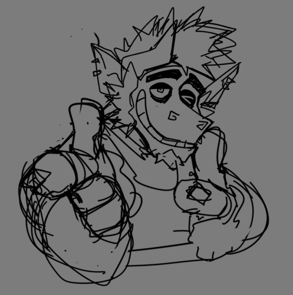 This goober has no thoughts but he likes u