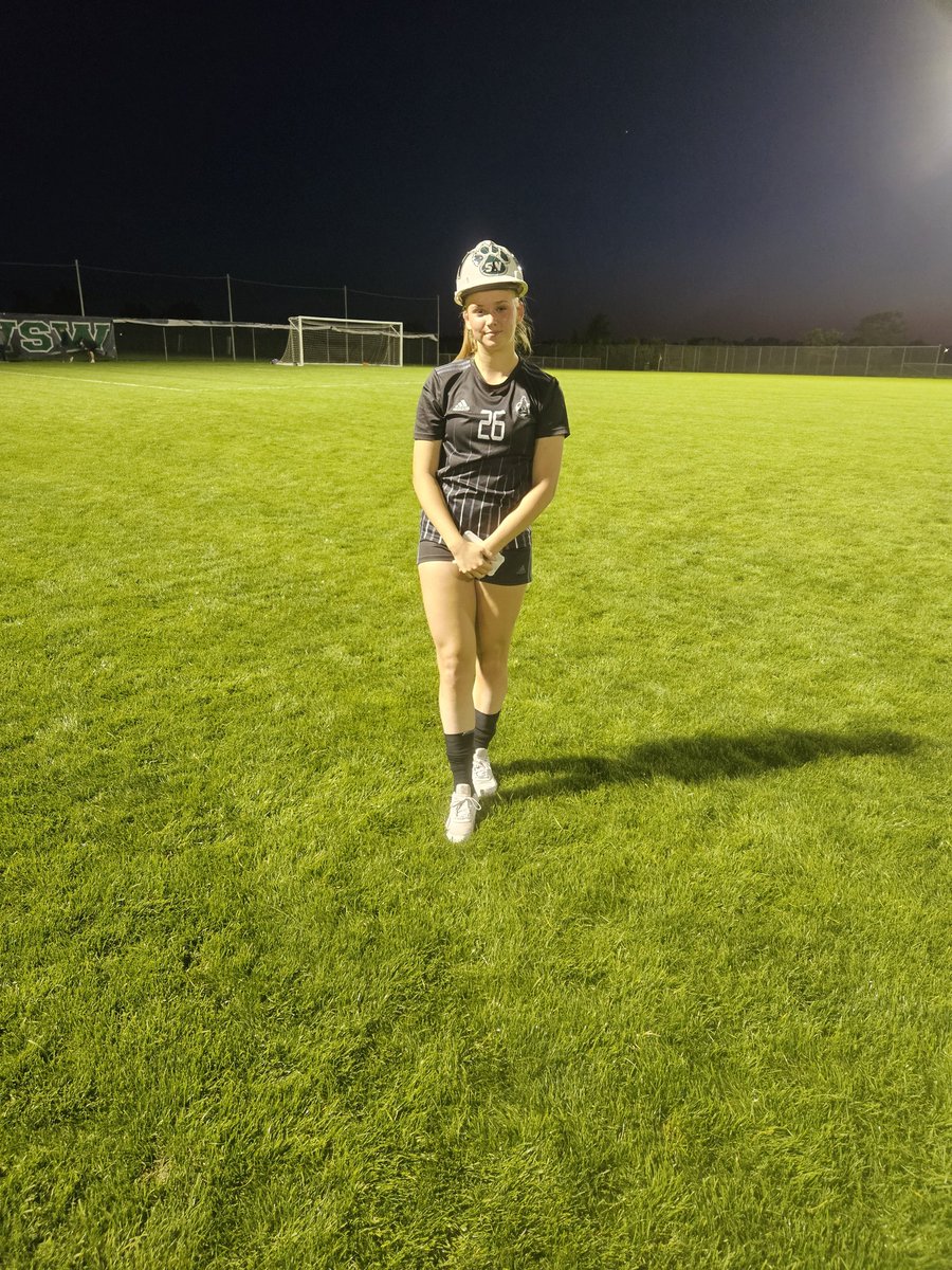 Tough night as we fall in OT 1-2. Not the result we wanted but the girls showed a lot of toughness and grit. Proud of the effort. HARD HAT WINNER goes to Ashley Chaput. Great job Ashley! Last regular season game tomorrow night. Senior Night!!! #ProtectThePack