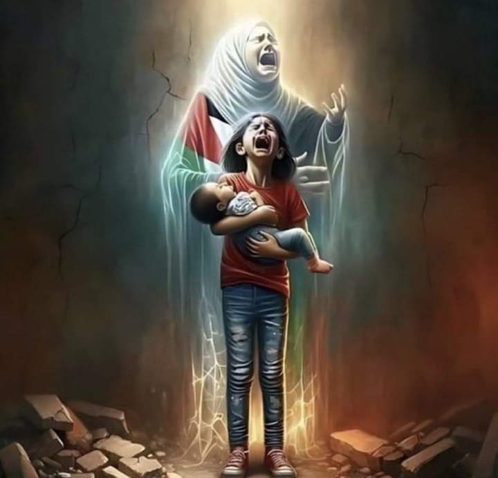 Zulme sessiz kalanlar refah içinde yaşarken, Filistin ‘de çocuklar -Refah- içinde ölüyor! Susma! #Refah ’a ses ver.! #getoutofrafah #FreePalaestine
