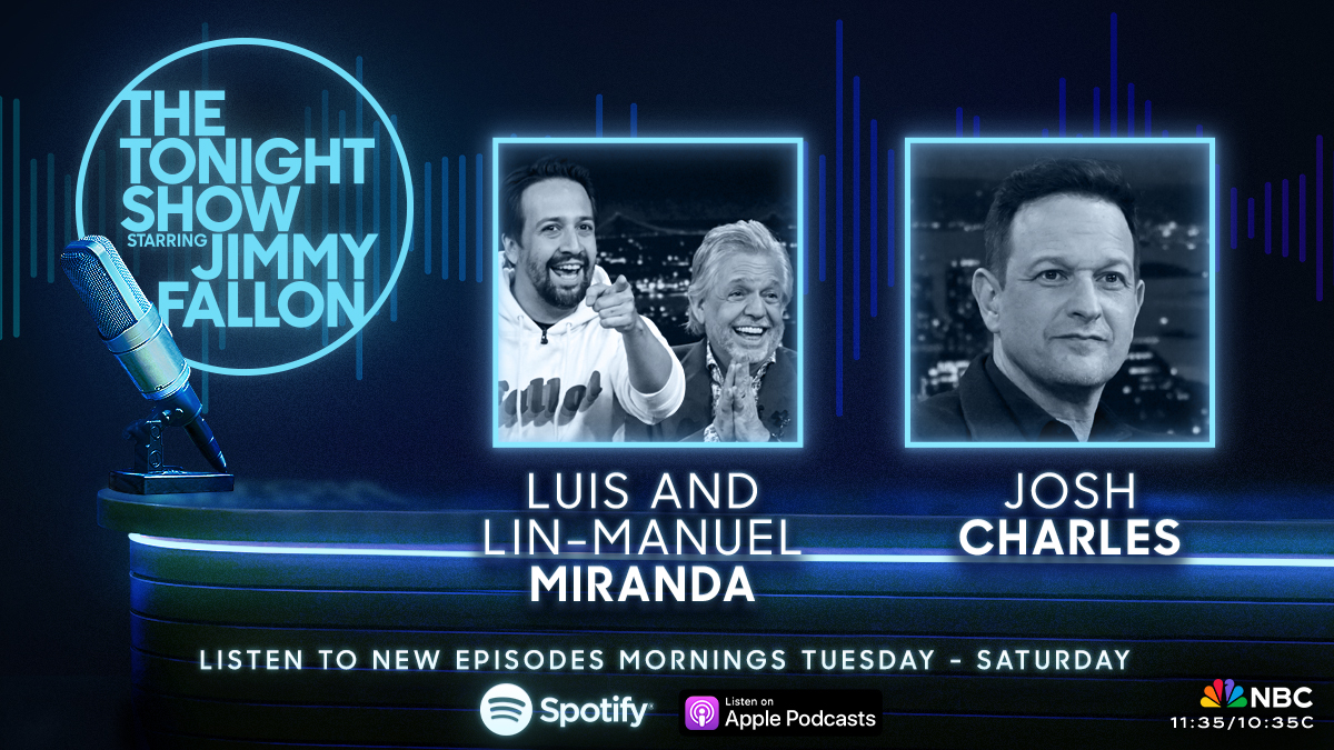 The Tonight Show is now available as a podcast! Listen to new episodes Tuesday-Saturday mornings on @spotifypodcasts or wherever you get your podcasts 🎙️ #FallonTonight 

Listen Now: spoti.fi/3UivNgH