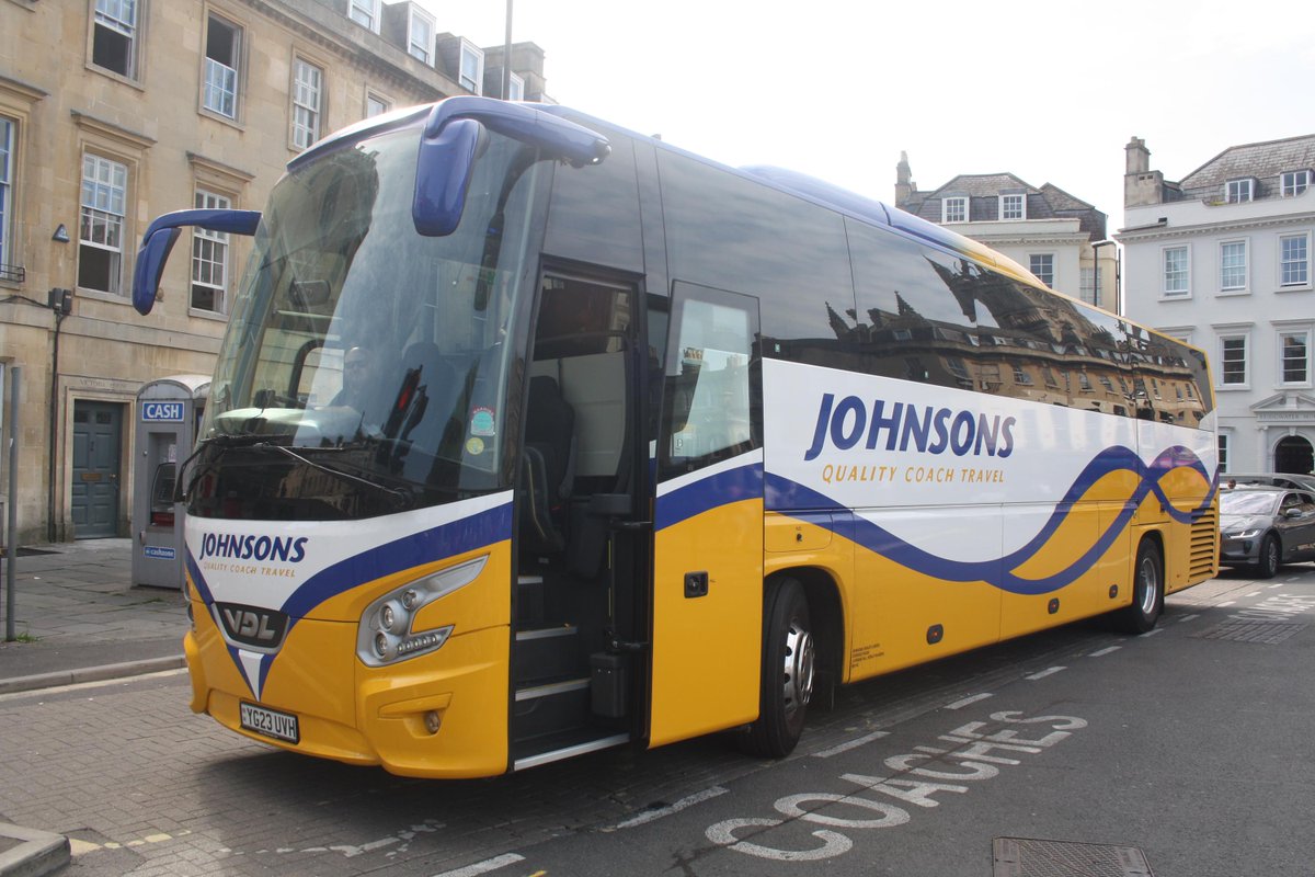 Bath. YG 23 UVH. VDL FUTURA FHD2-129. Johnsons livery. Photo: 09.09.2023. #Bath #bus #PublicTransport