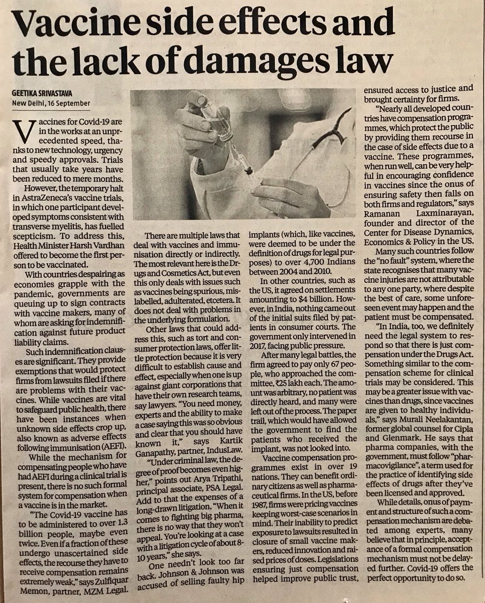 No one cared when this was published in September 2020. We knew that millions would be saved from the pandemic but we also knew that some people would die from the vaccine. #bmkj #VaccineAdverseEffects