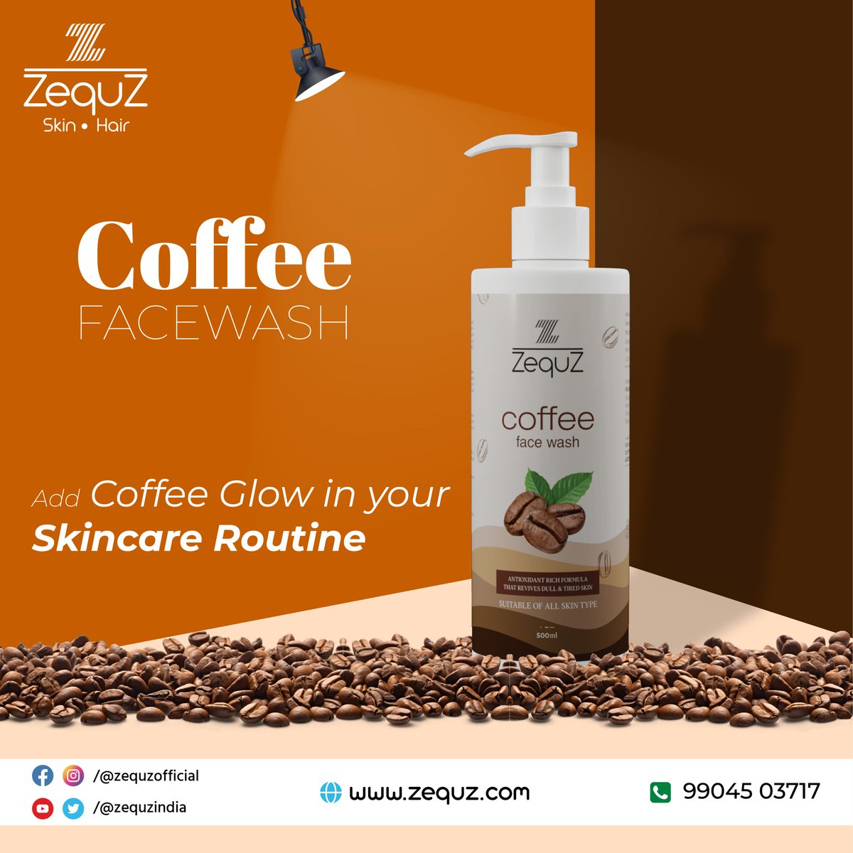 Add coffee glow to your skincare routine for a Shiny and healthy source of skin.

Order now: Link in Bio!
#Coffee #skincareroutine #beautyproducts #dailyuseonlyzequz