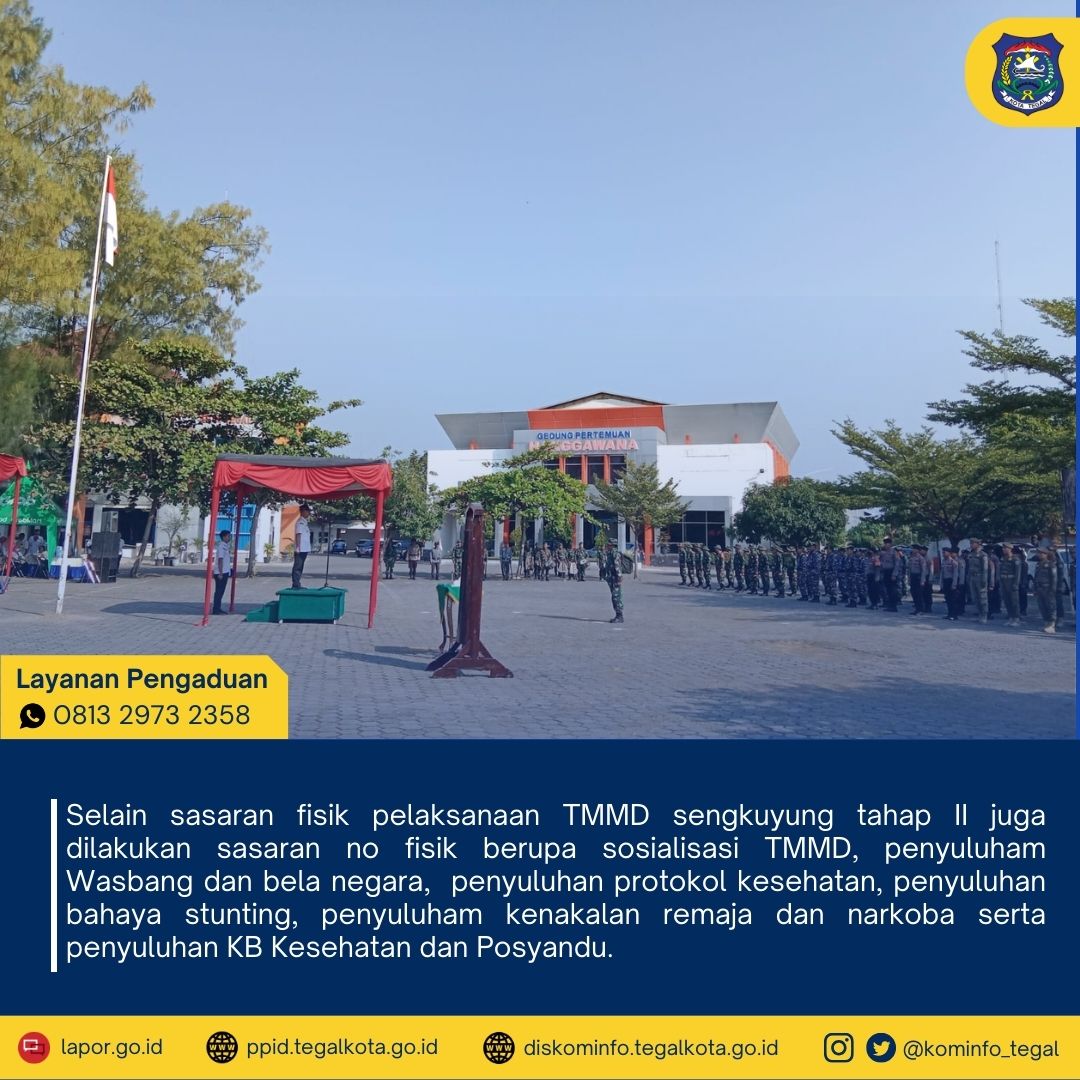 kominfotegal's tweet photo. Kalau dulu ada ABRI Masuk Desa
Nah sekarang ada TMMD (TNI Manunggal Membangun Desa) Gaes...

Bersama masyarakat melakukan pembangunan fisik dan non fisik (mental/ spiritual).

Kalau di tempat tinggalmu, apakah pernah ada TMMD Gaess? https://t.co/H9nZm2Ulcc