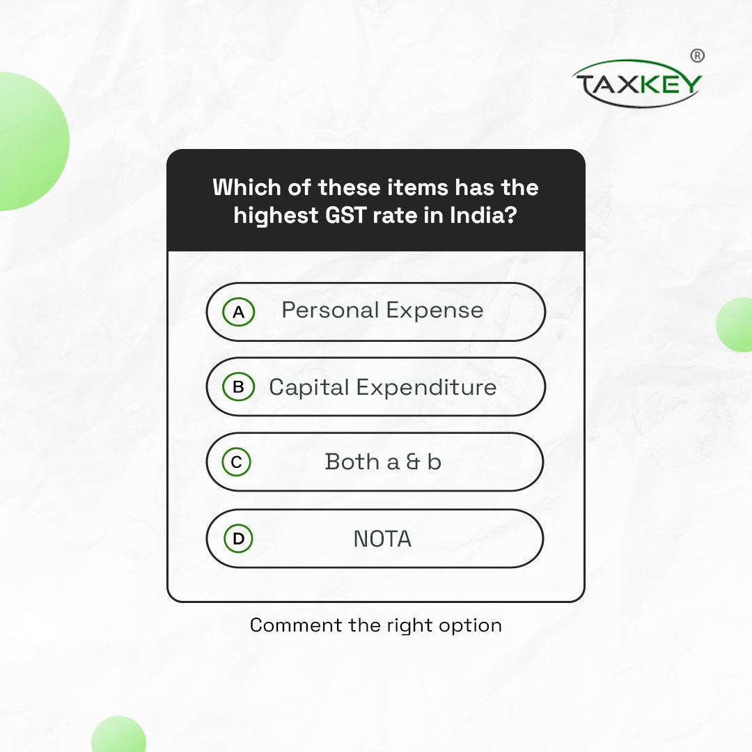 Test your tax knowledge! 📚 Can you identify an expense NOT deductible from 'other sources' income? 🤔
Comment below your answer!!!!
.
.
.
#taxkey #taxconsultants #taxadvice #taxconsultingfirm #financetips #financeconsultants #financialconsulting #taxplanning #businessgrowth