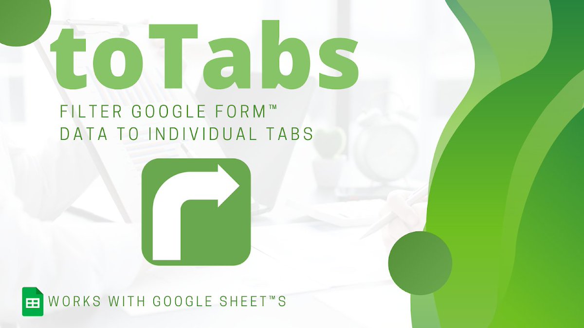 🥊📊 Introducing the toTabs Add-on by Alice Keeler

🫸🏼🔍 Organize Google Forms results into individual tabs effortlessly

Install it now: workspace.google.com/marketplace/ap…

#GoogleEDU #GoogleForms #GoogleSheets