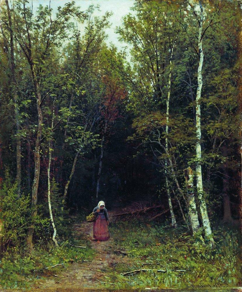 Landscape with a Woman, 1872 Get more Shishkin 🍒 linktr.ee/shishkin_artbot