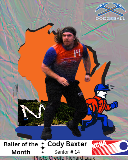 Congrats to our April Baller of the Month Cody Baxter!!

ncdadodgeball.com/uwp/2024/05/07…