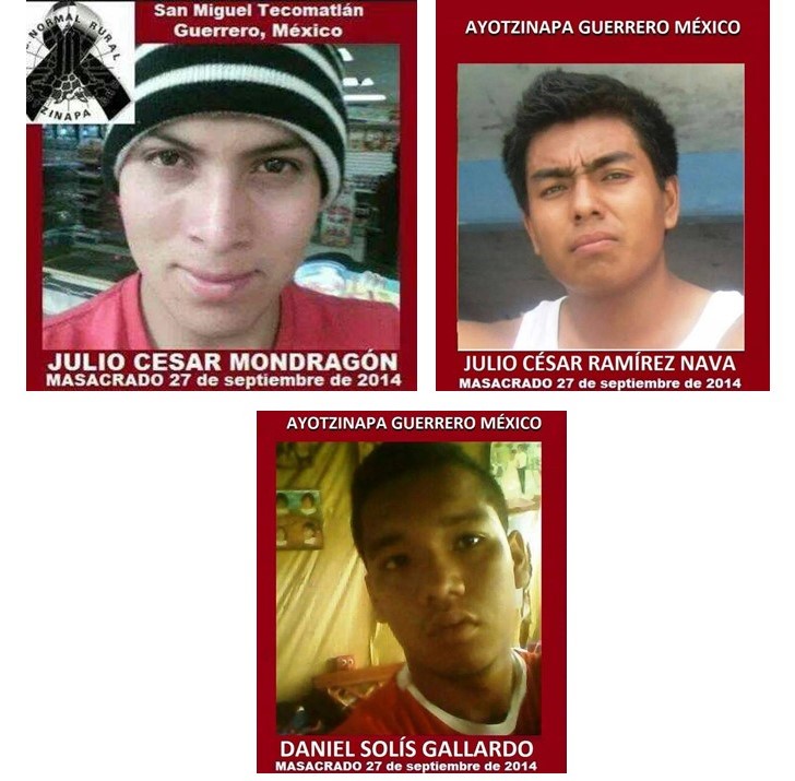 Por #JulioCesarMondragón, #JulioCesarRamírezNava y #DanielSolísGallardo pasamos lista y exigimos Justicia, ya que fueron asesinados el 26 de septiembre de 2014, hace más de 8 años en Iguala, Guerrero.