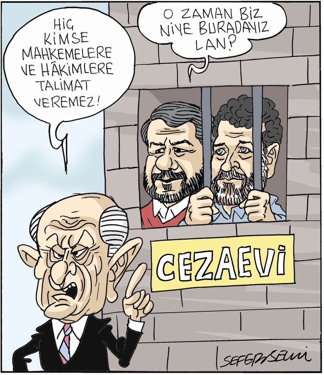 #SeferSelvi çizdi

Bahçeli'den Osman Kavala ve Gezi davası çıkışı: Kimse mahkemelere ve hakimlere talimat veremez!

evrn.sl/r61v2u