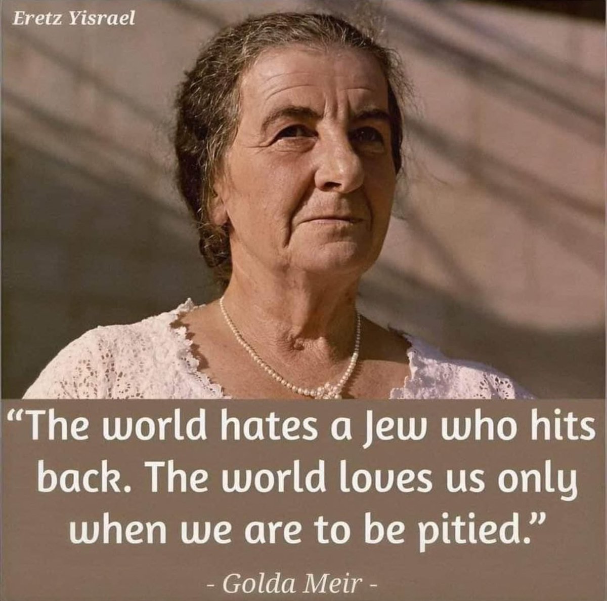 Understand this, understand everything (though not clear now the world loves Jews even when they are to be pitied).