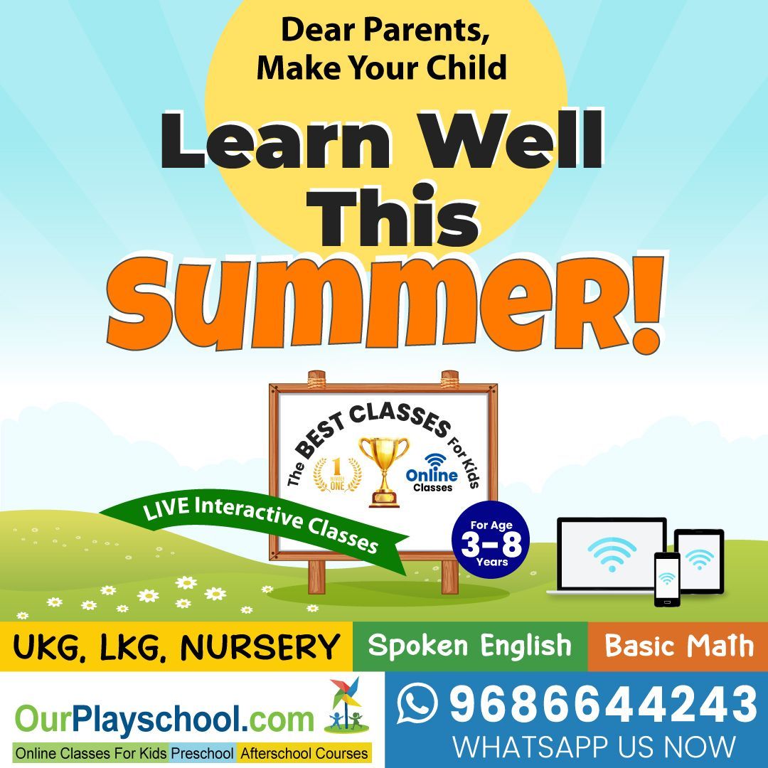 🚀  Online Spoken English Classes for young children often use interactive and immersive methods to engage kids effectively.  🚀 

For LKG, UKG, Nursery Class Kids – Admissions Open! 

Connect with Us Today – For a Demo +91 - 9686644243

#primaryschool #kindergarten #preschool