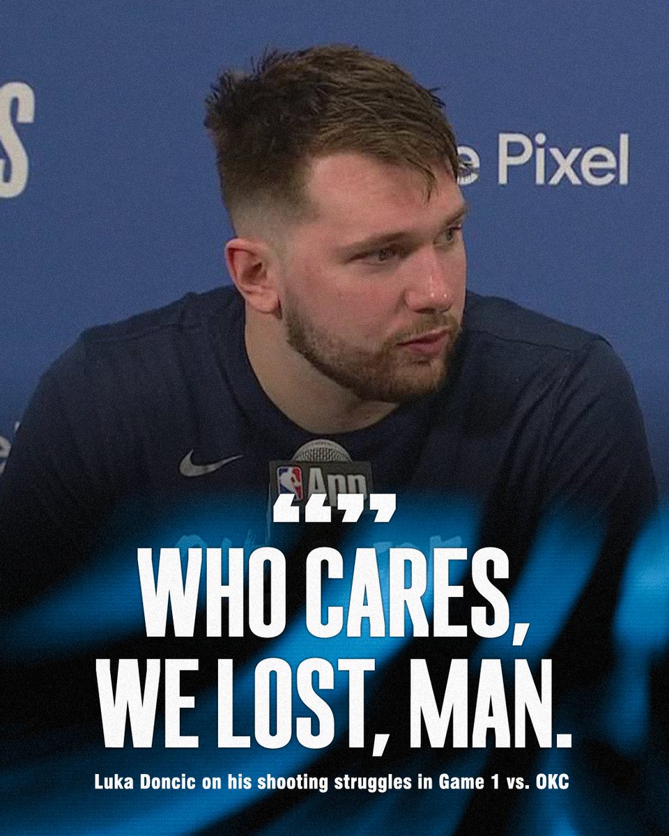 Luka not giving himself any excuses when asked about his shooting night.