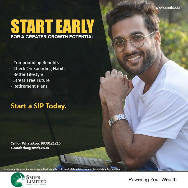 Start Early for a greater growth potential
👉Contact: 9830121215 to Talk with our Sales and Marketing Team about Exclusive Offers and Deals.

#mutualfund #mutualfunds #sip #monhtlysip #retirmentplanning #sipkaro #lumpsum