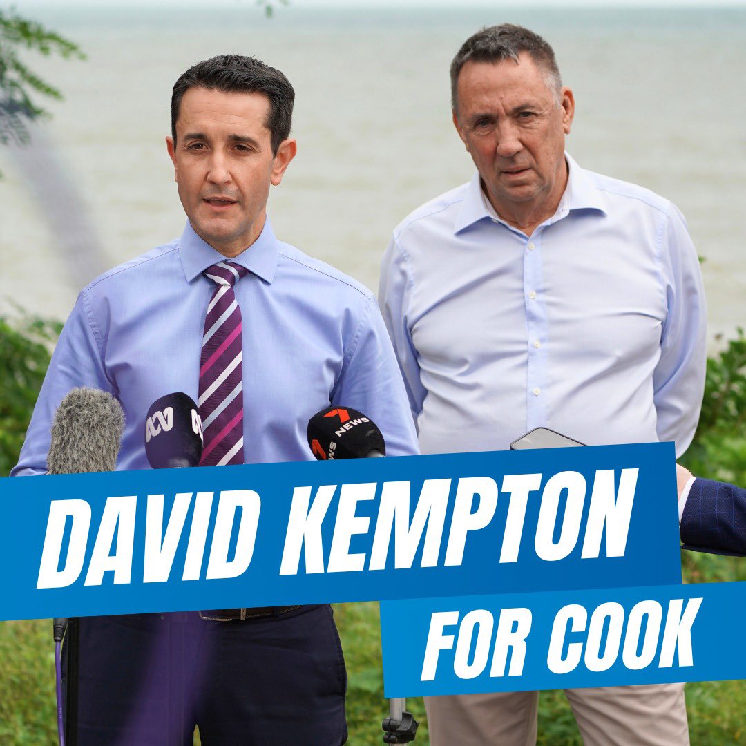 David Kempton has a proven record across the Far North and he’s ready to take the fight to Parliament again. Today I’m proud to announce David as the @LNPQLD Candidate for Cook.