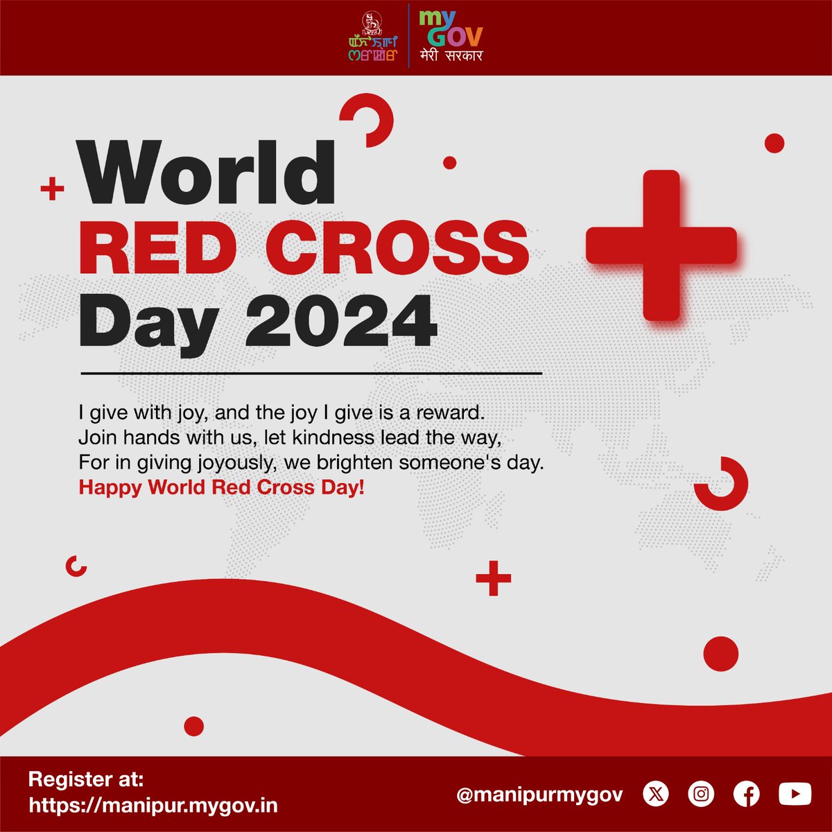 Happy World Red Cross Day! Today, let's salute the spirit of compassion, unity, and service that the Red Cross embodies. In times of crisis and calm, the Red Cross stands as a beacon of hope, reminding us that humanity knows no bounds. Let's join hands to support their mission.