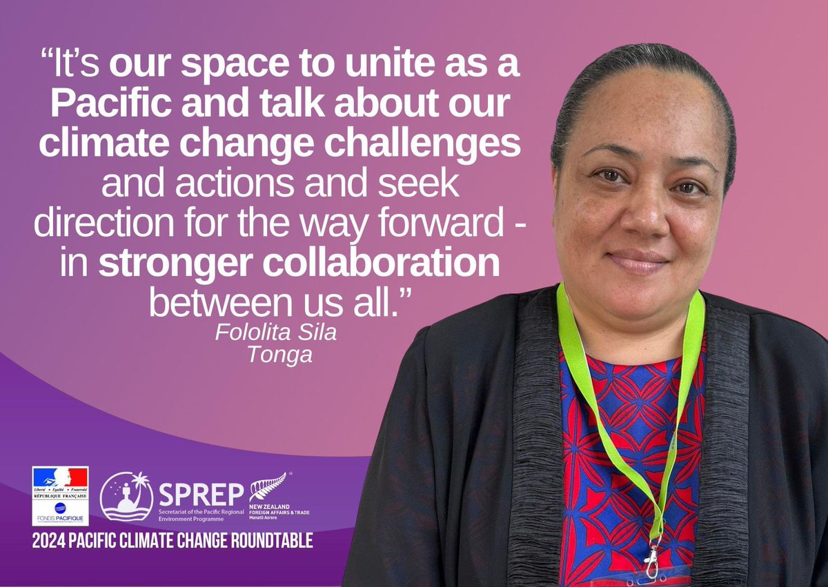“It’s our space to unite as a #Pacific and talk about our #climatechange challenges and actions and seek direction for the way forward in stronger collaboration between us.' - Fololita Sila, #Tonga on why the PCCR is needed for us all. #OnePacificVoice #OurPCCR #ResilientPacific