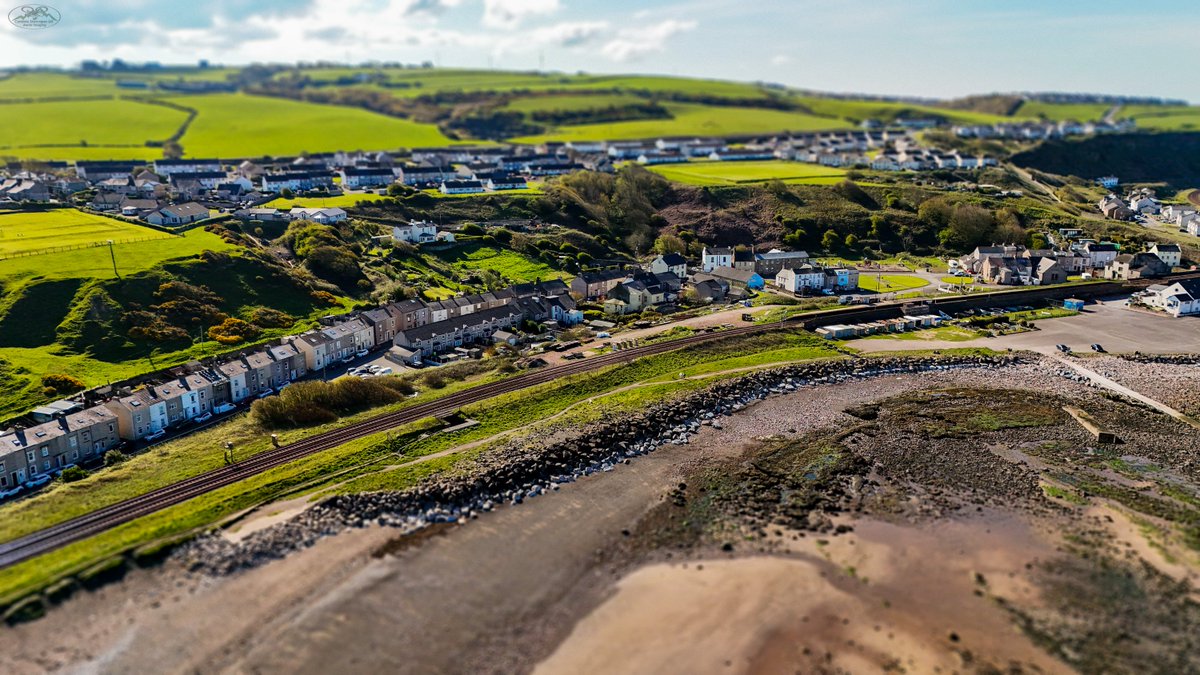 Parton, West Cumbria #drone #dji #djimini4pro #landscapephotography #dronephotography #aerialphotography #lakedistrict #cumbria #coastline #urbanphotography #tiltshift