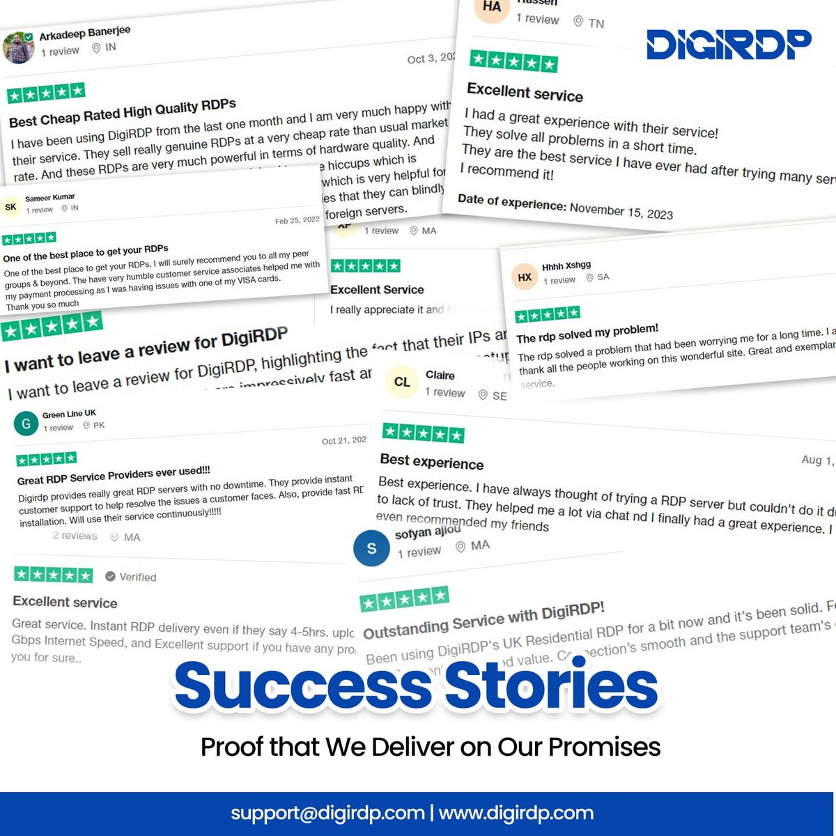 Don't just take our word for it. Hear from our satisfied customers.

#digirdp #testimonial #testimonials #producttestimonials #reviews #customer #customerservice #customerexperience #customersatisfaction #customerappreciation #customerfeedback #customerreview #customersuccess