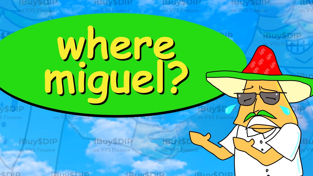 SenorDip's tweet photo. where art thou mi amigo

M I G U E L
I
G
U
E
L E U G I M

#wheremiguel https://t.co/OytUFkFQOx