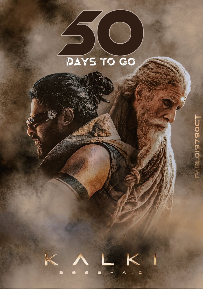 50 days to go 💥💥💥💥

#Prabhas #Kalki2898AD