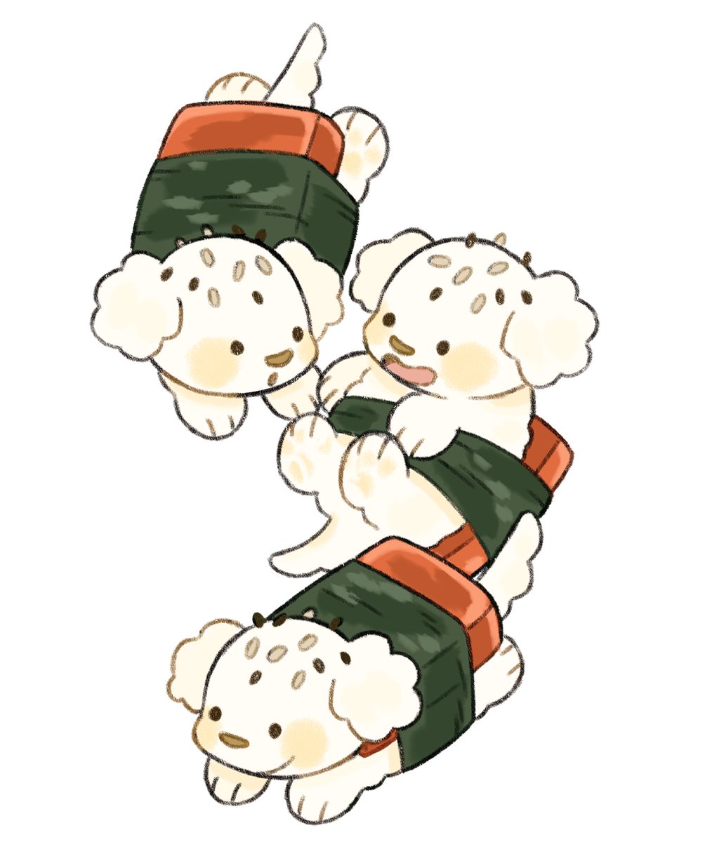 Spam musubi pups!