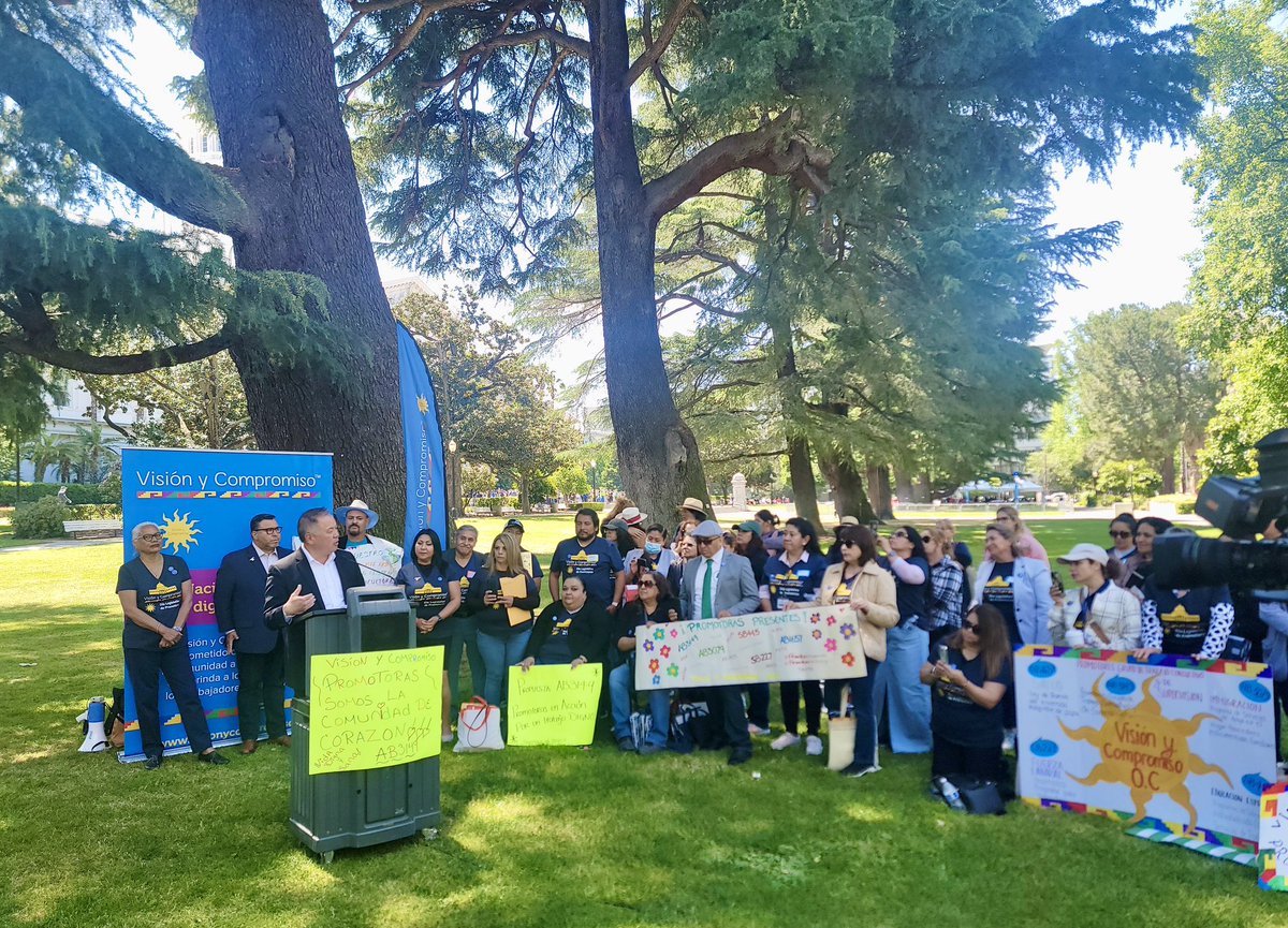 Thank you Vision Y Compromiso for including my bill, #AB3079, in your rally today. It allows undocumented family members to care for their loved ones who are in CA’s In-Home Support Services program. There’s a growing shortage of caregivers & this solution will help fill the gap.
