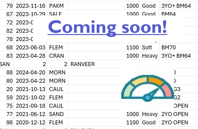PuntFormPro's tweet image. Exciting news alert! Our highly anticipated speed rating figures are on the way. Prepare to elevate your betting strategies! 🏇💨#PuntFormPro #HorseRacing #horseracingtips