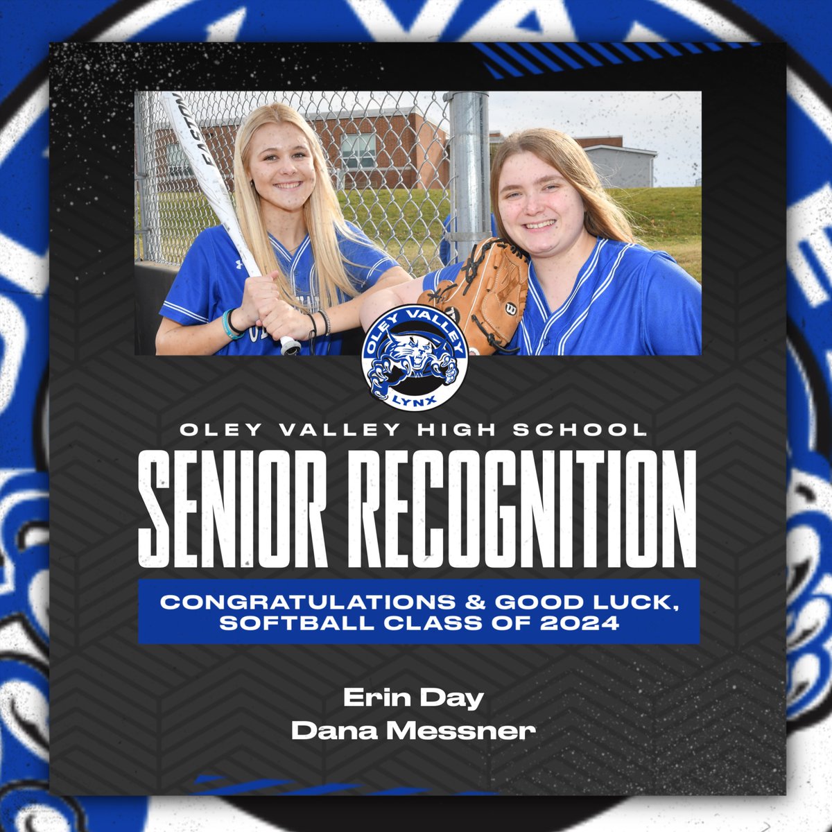 OVLynx's tweet photo. Congratulations and best wishes to our 2 Softball senior student-athletes who were recognized today before their final league game of the season. https://t.co/OUEDLpTTtv