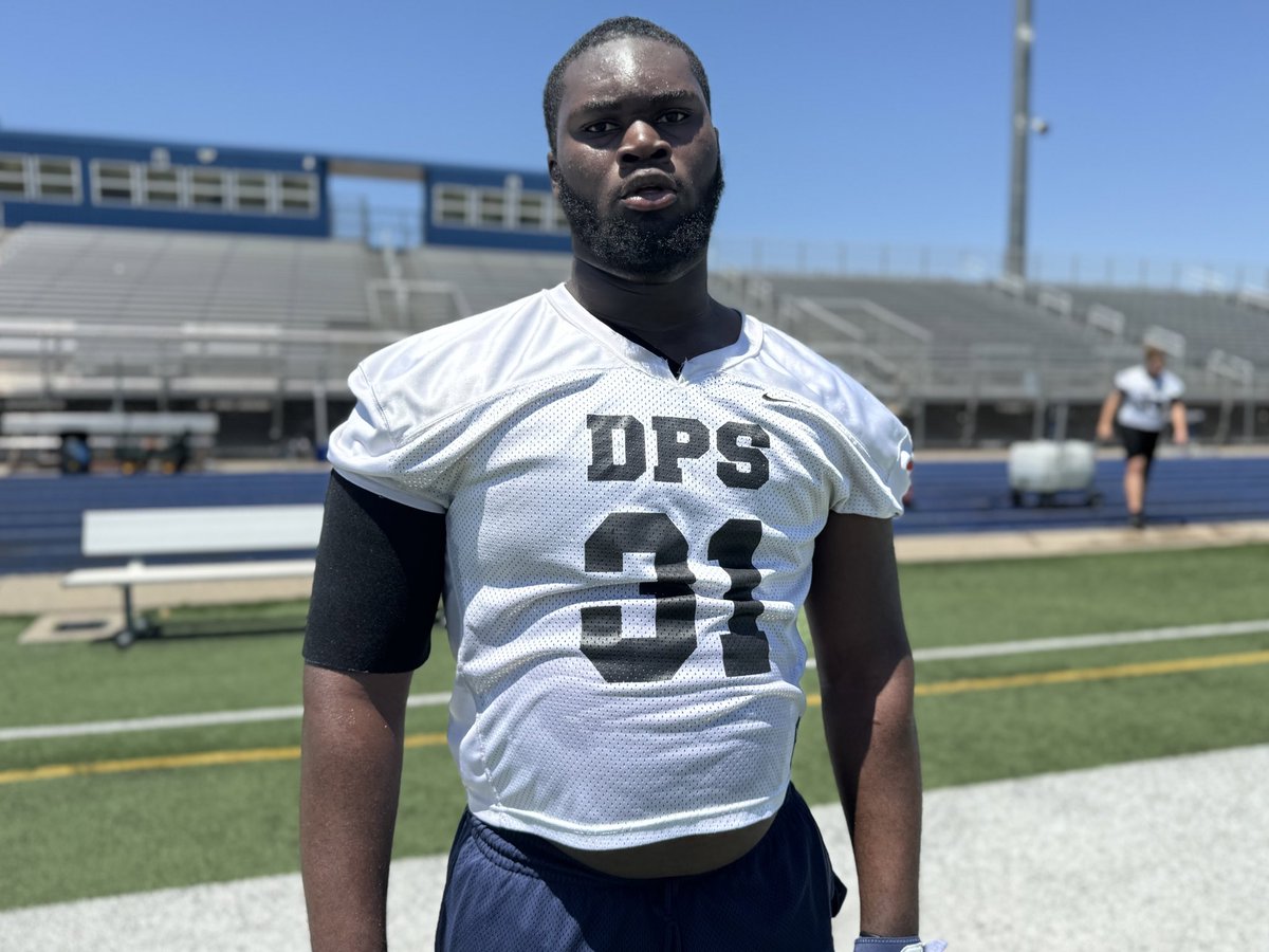 North Crowley 2025 OG Henry Fenuku just returned from Ole Miss and has Ohio St this weekend. He enjoyed his first visit to Texas A&M and coach Cushing’s coaching style has his attention @Henry77Fenuku | @NorthCro_FB | @therealraygates | @CoachEReinhart