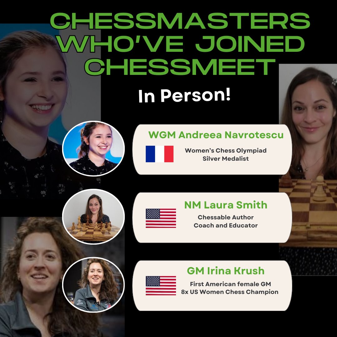 Who shall we invite next? 

#chess #womeninchess #chessplayer