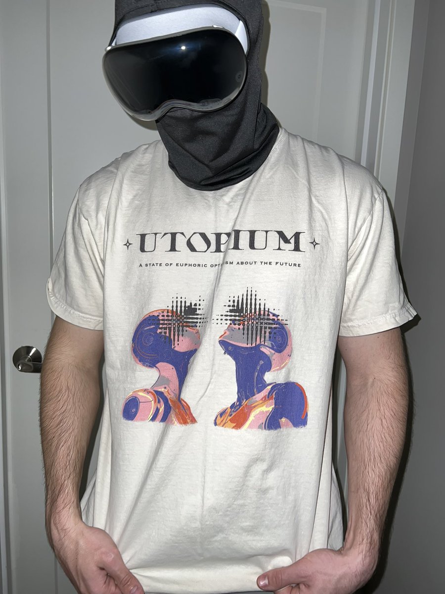 fxturevescent's tweet photo. For those who didn’t know, we sell merch designed specifically for techno-optimists. 

Here’s a preview of our upcoming collection - “UTOPIUM”

Would you ever cop some? https://t.co/nb9cLMDMPf