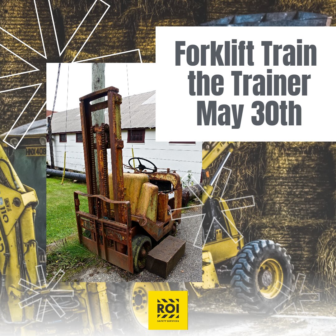 🚧 Ready to elevate your safety training game? 🚧 Join us on May 30th for our exclusive Train the Trainer Forklift course! Gain the skills to become a certified instructor and make workplaces safer. Sign up now at bit.ly/3y856QA  

#SafetyFirst #TrainTheTrainer #Fork ...