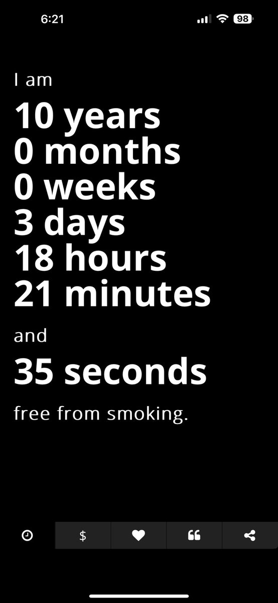 10 years ago today I decided to change my life 🦾🦾 May 7th 2014 (not sure why it says 3 days but yeah lmao) #QuitSmoking #FuckTobacco